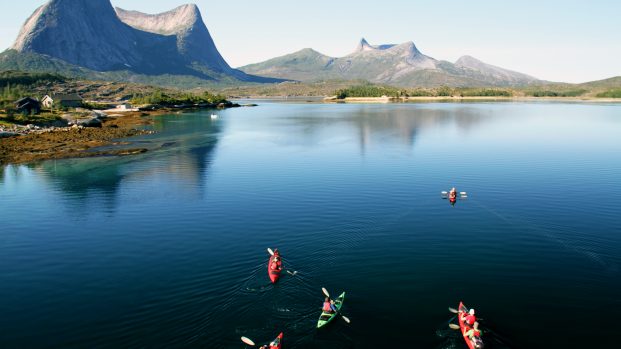 Kayak dans Efjord